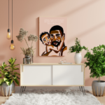 Tableau inspirant avec verset biblique