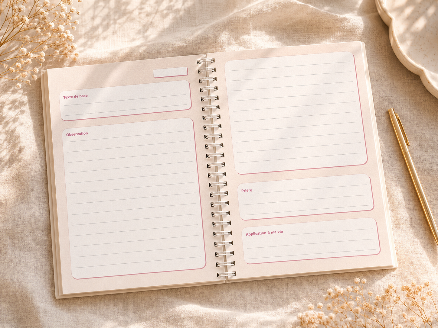 Le carnet de méditation chrétien « Cœur à cœur »